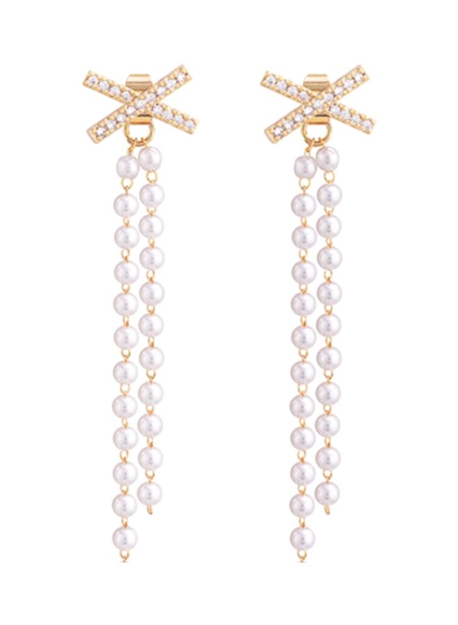 J&J Long Chain Dangle Earrings  - Image 1