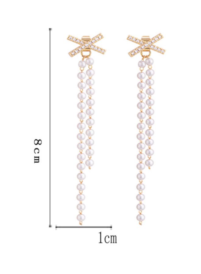 J&J Long Chain Dangle Earrings  - Image 3