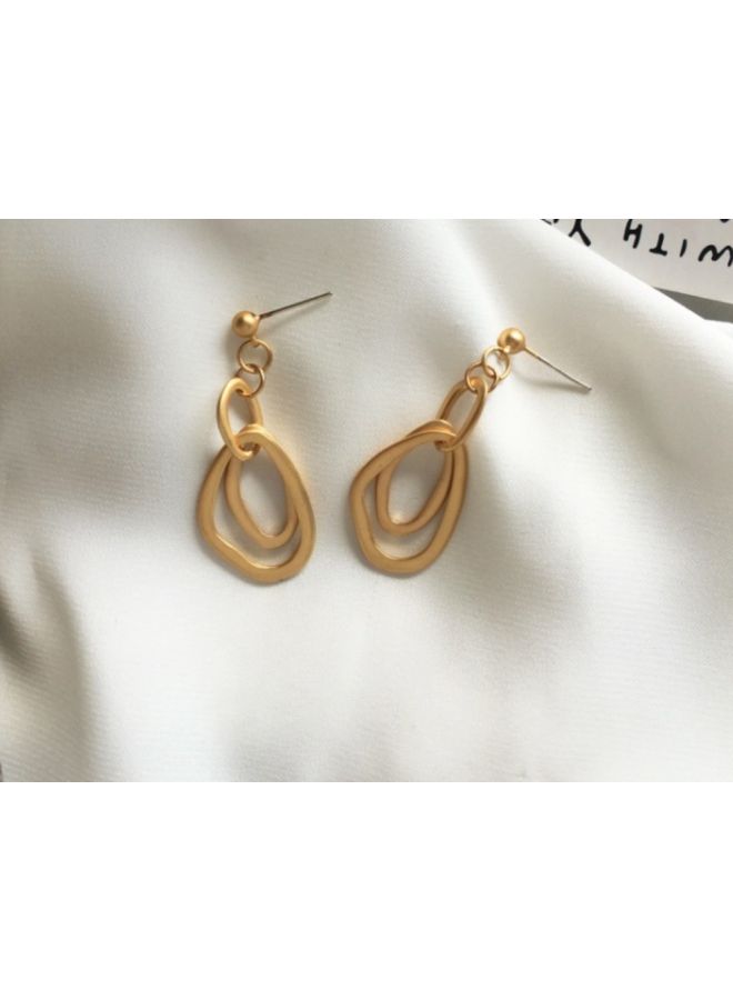 J&J Irregular Geometric Designed Dangle Earrings  - Image 3