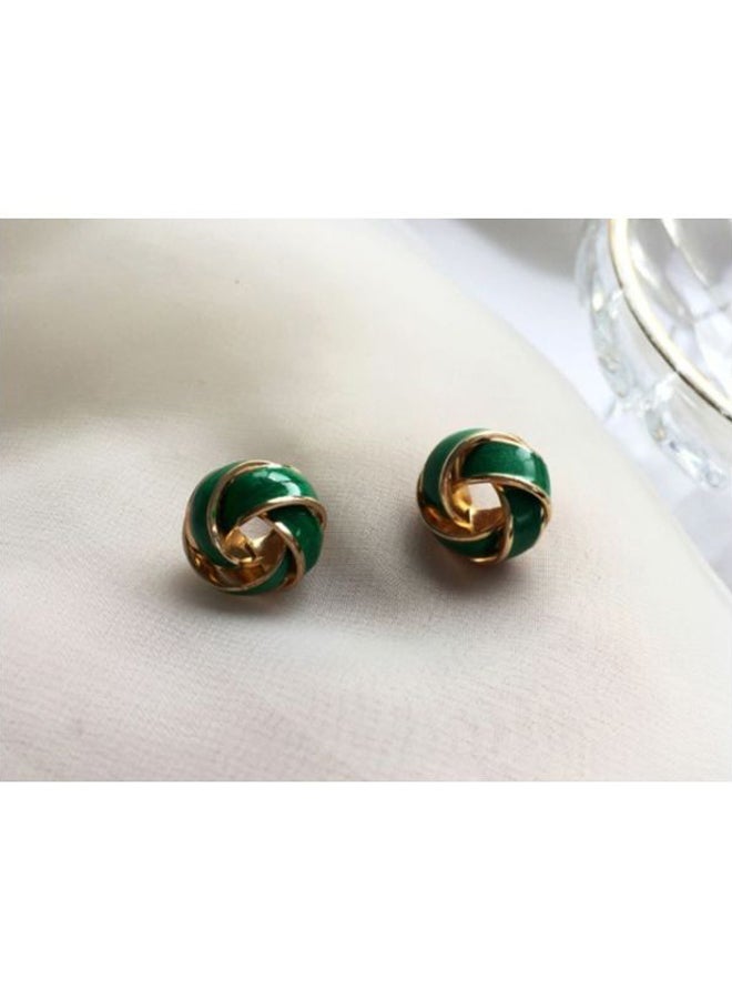 J&J - 925 Sterling Silver Stud Earrings - Image 1