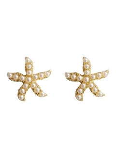 925 Sterling Silver Pearl Studded Stud Earrings