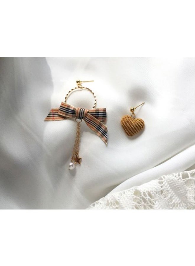 جونسون آند جونسون أقراط متدلية من الفضة الإسترليني عيار 925 على شكل قلب حب - Image 3