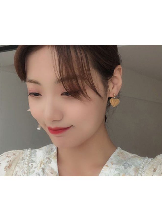 جونسون آند جونسون أقراط متدلية من الفضة الإسترليني عيار 925 على شكل قلب حب - Image 5