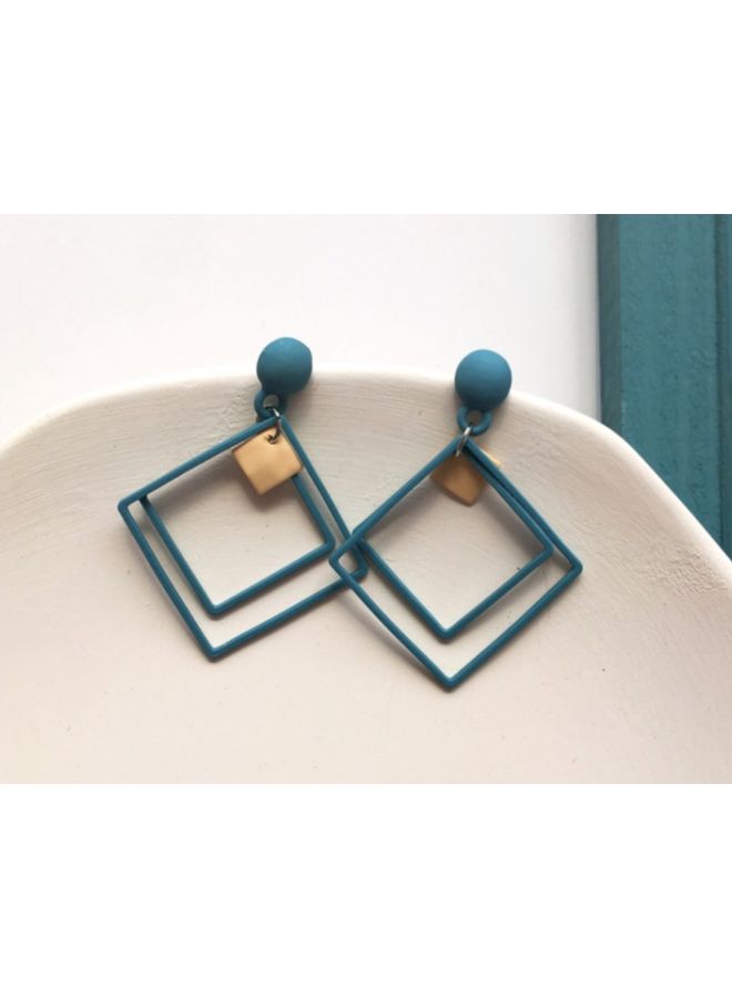 J&J Geometric Shaped Double Dangle Earrings  - Image 4