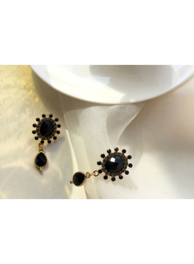 J&J 925 Sterling Silver Stone Studded Dangle Earrings - Image 4