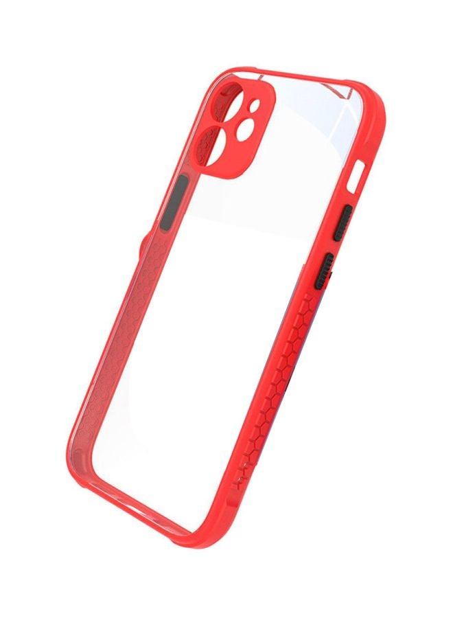 BG Protective Case Cover For Apple iPhone 12 Pro Max Red/Transparent - Image 2