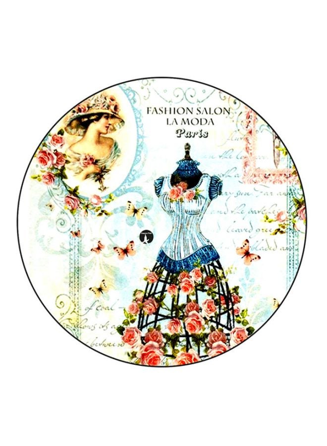 BP Vintage Art Printed Mousepad Multicolour