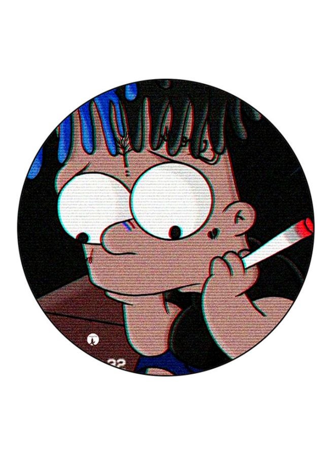 BP The Simpsons Printed Round Mousepad Multicolour