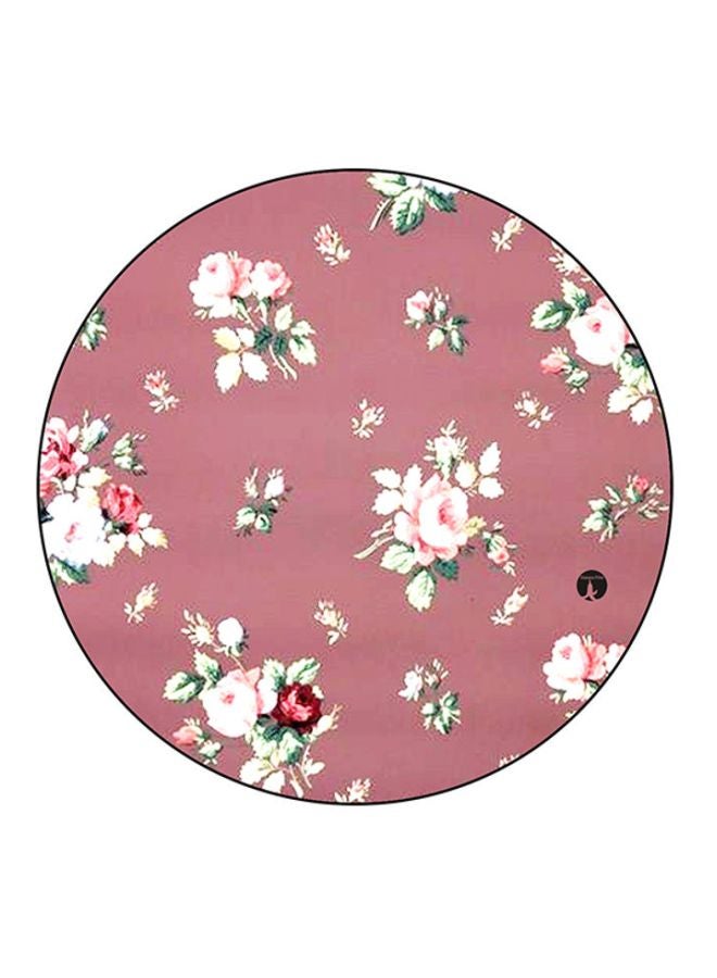 BP Flowers Printed Round Mousepad Multicolour
