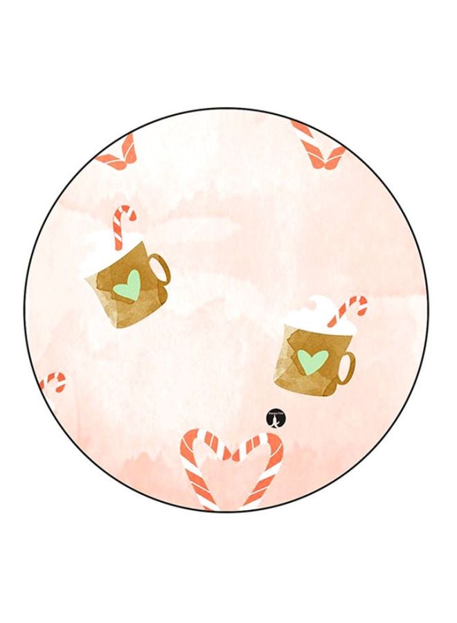 BP Printed Round Mousepad Multicolour