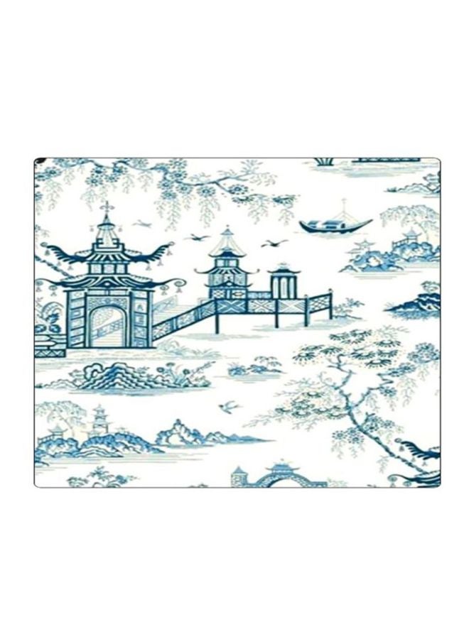BP Printed Anti-Slip Gaming Mouse Pad Blue/White - Image 1