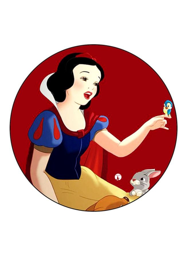 BP Disney Printed Round Mousepad Red/Blue/Beige 