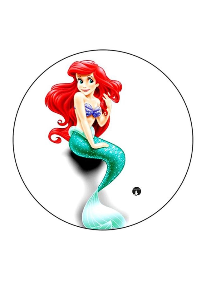 Disney Round Mousepad White/Green/Red