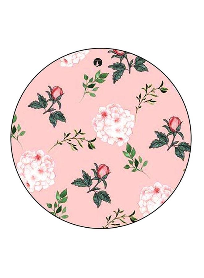 BP Floral Printed Round Mousepad Multicolour