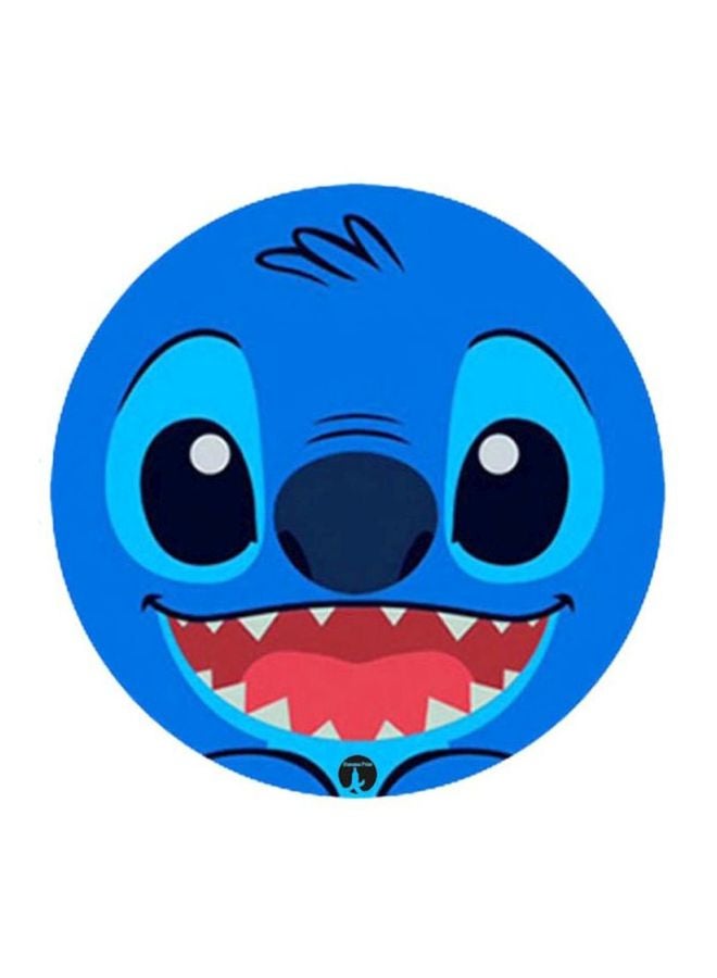 Printed Round Mousepad Blue/Red/Black