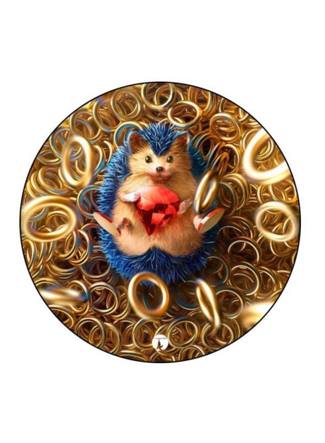 بي بي لوحة ماوس بطبعة شخصية سونيك الرضيع متعدد الألوان