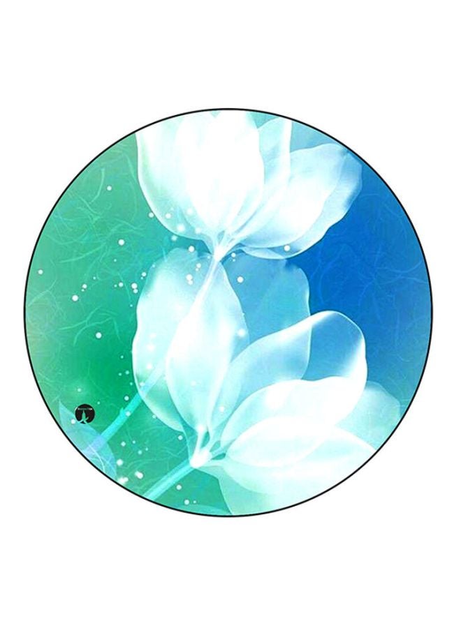 BP Flowers Printed Round Mousepad Multicolour
