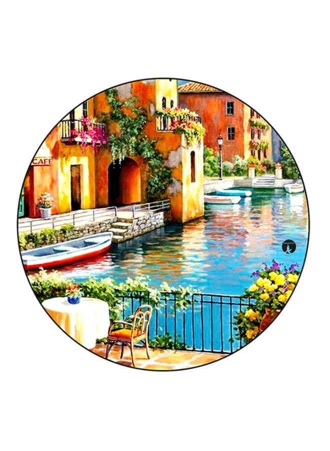 BP Printed Round Mousepad Multicolour