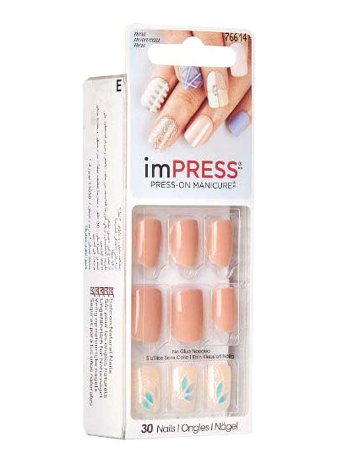 KISS Impress 3D Accent Nails beige - Image 2