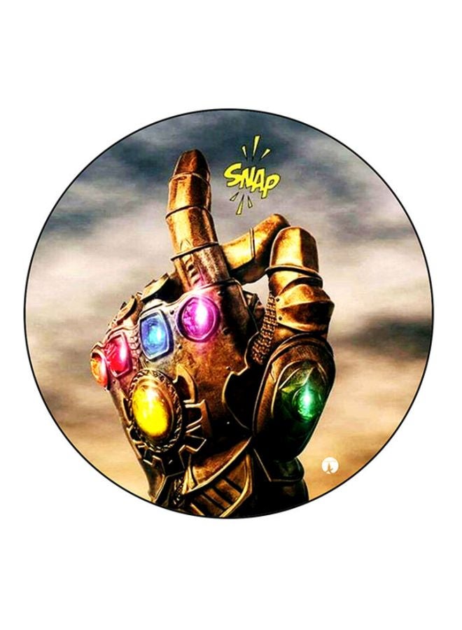 BP Avengers Printed Mouse Pad Yellow/Pink/Green