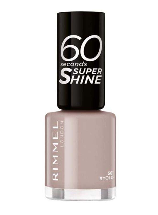 RIMMEL LONDON - 60 Seconds Super Shine Nail Polish 561 Yolo - Image 1