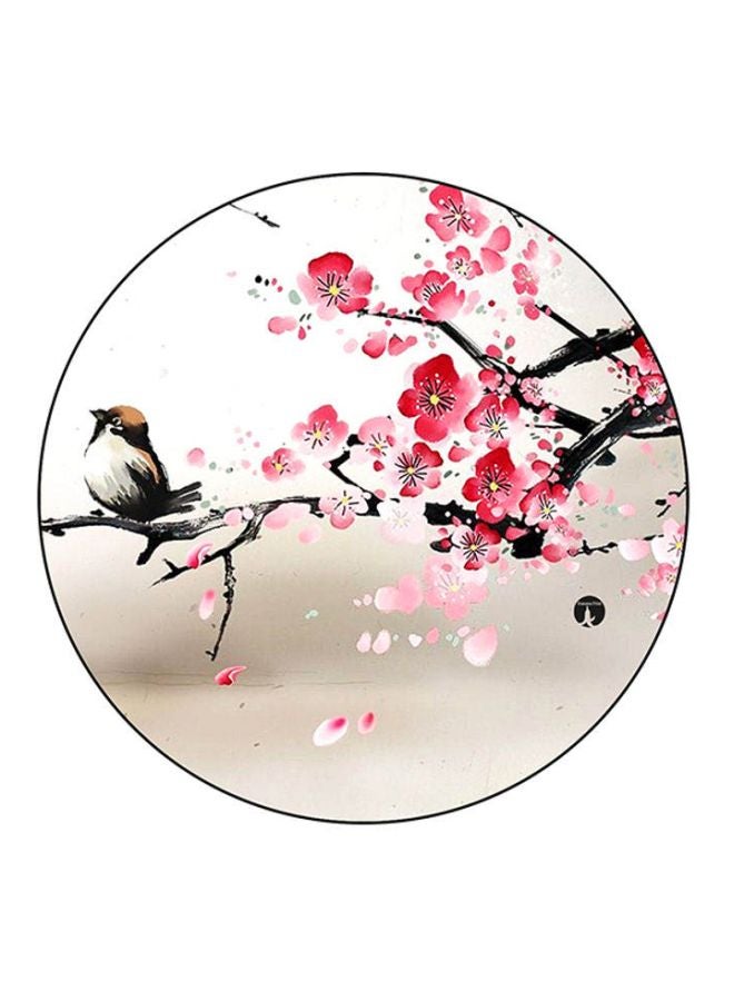 BP Floral Printed Mousepad White/Black/Red