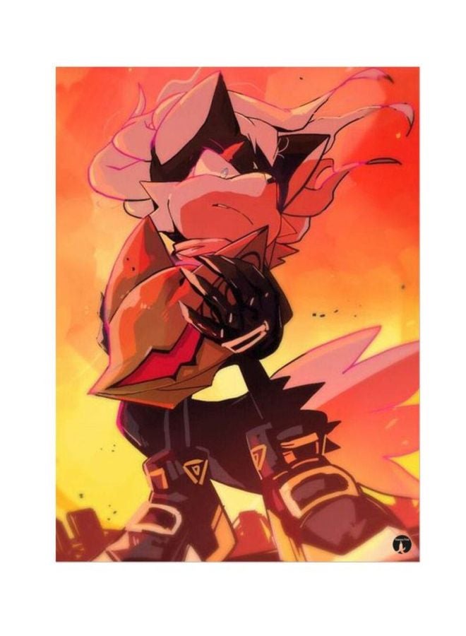 BP Sonic Printed Mouse Pad Red/Pink/Yellow