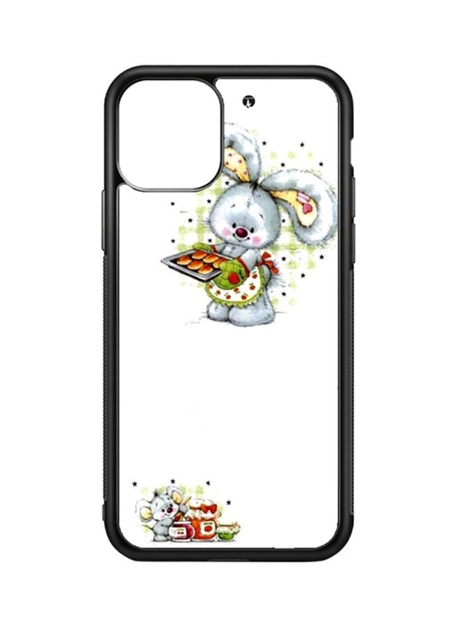 BP Protective Case Cover For Apple iPhone 11 Pro Max Rabbits (Black Bumper)