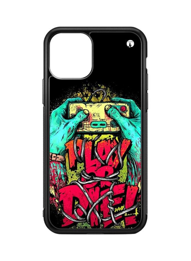 BP Protective Case Cover For Apple iPhone 11 English Phrases (Black Bumper)