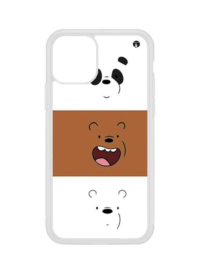 بي بي غطاء حماية واقٍ لهاتف أبل آيفون 11 برو ماكس أبيض/أسود/بني