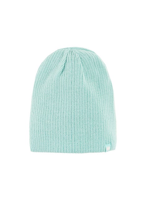 Ripped Knitted Regular Beanies Light Green