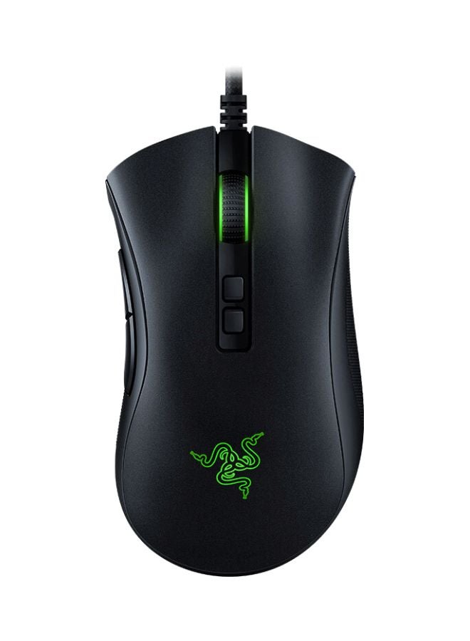 RAZER Deathadder V2 Wired Gaming Mouse Black/Green - Image 1