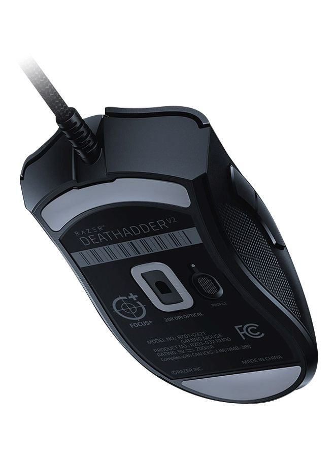 RAZER Deathadder V2 Wired Gaming Mouse Black/Green - Image 2
