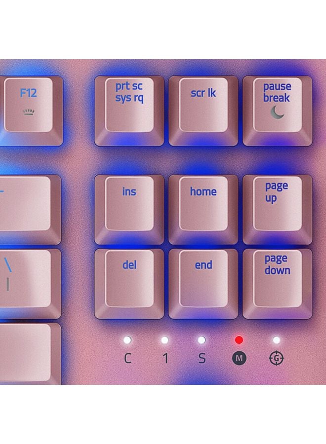 RAZER - Razer Huntsman Gaming Keyboard: Fastest Keyboard Switches Ever - Clicky Optical Switches - Customizable Chroma RGB Lighting - Programmable Macro Functionality - Quartz Pink - Image 1