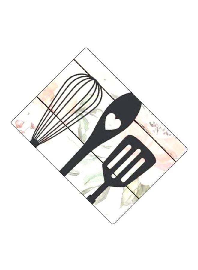 BP Utensil Printed Gaming Mousepad White/Pink - Image 2