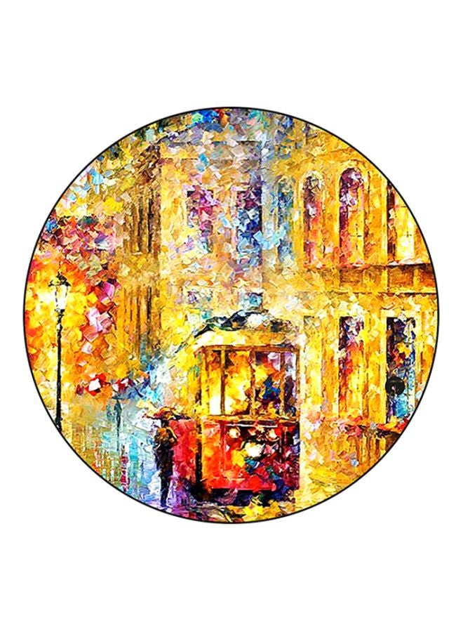 BP Printed Round Gaming Mouse Pad