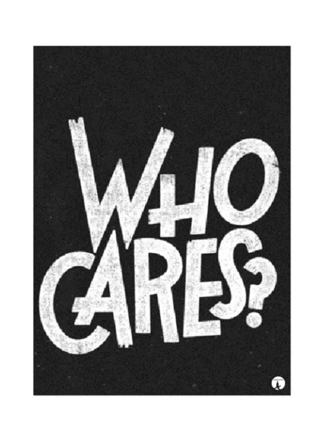 BP English Phrases Printed Gaming Mouse Pad Black/White