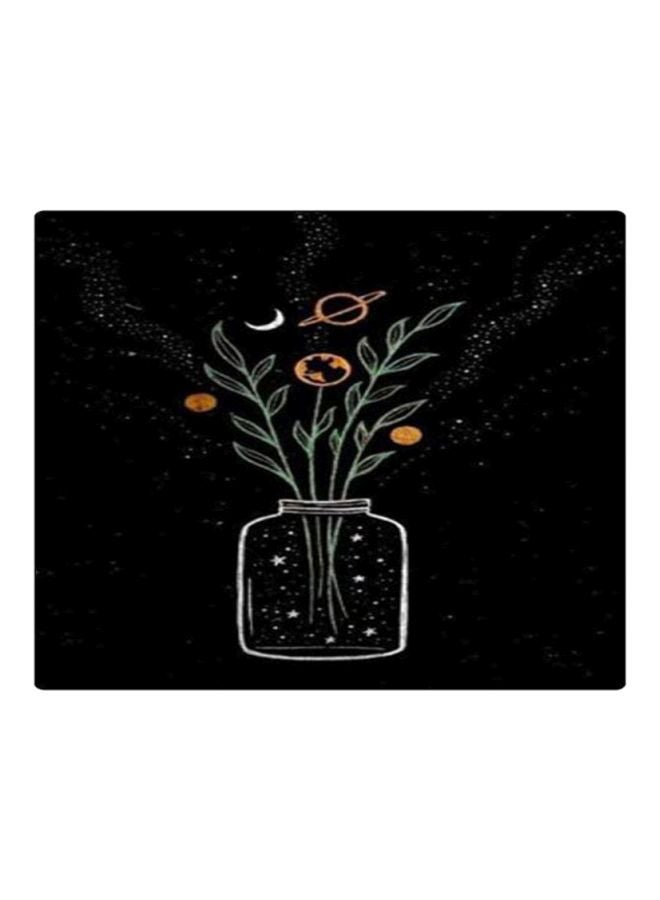 BP Printed Anti-Slip Square Gaming Mousepad Black/Green/White - Image 1