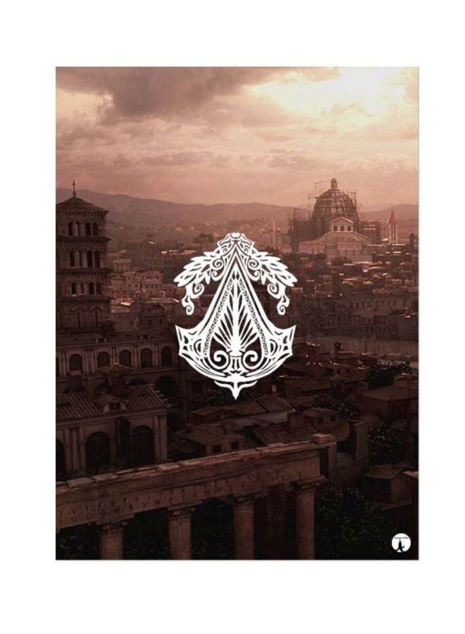 Assassin's Creed Printed Mousepad Beige/Brown/White
