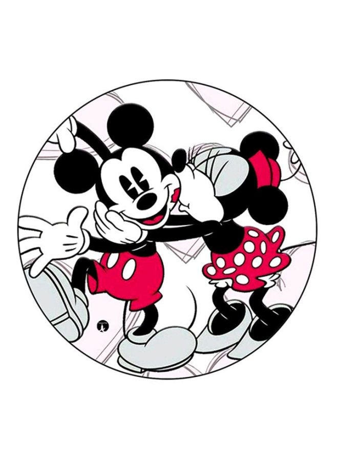 BP Disney Printed Round Mousepad White/Black/Pink