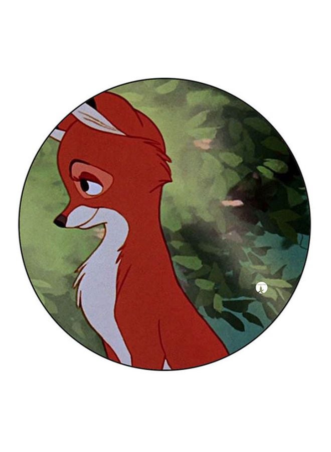 بي بي لوحة ماوس بطبعة شخصية غزال متعدد الألوان