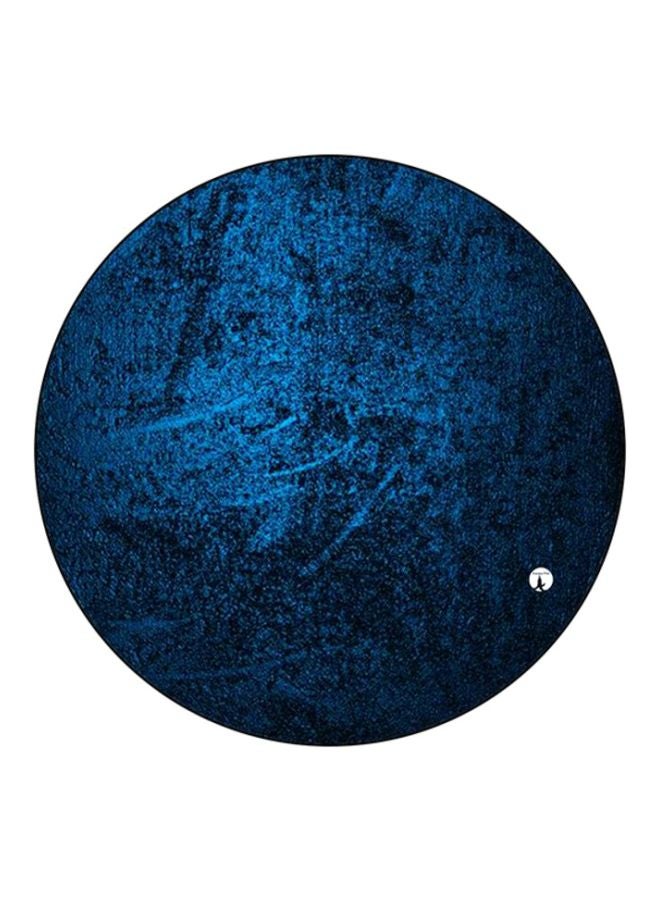BP Art Printed Round Mousepad Blue/Silver