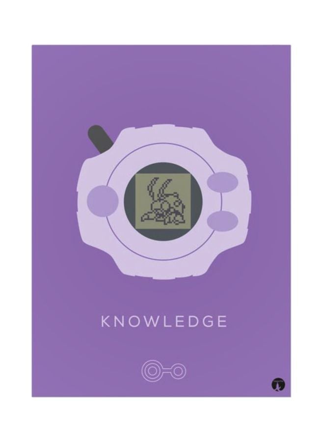 BP Digimon Printed Rectangular Mousepad Purple/Grey