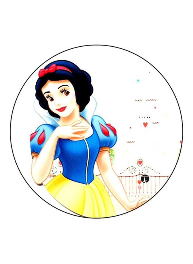 BP Disney Printed Round Mousepad White/Blue/Yellow