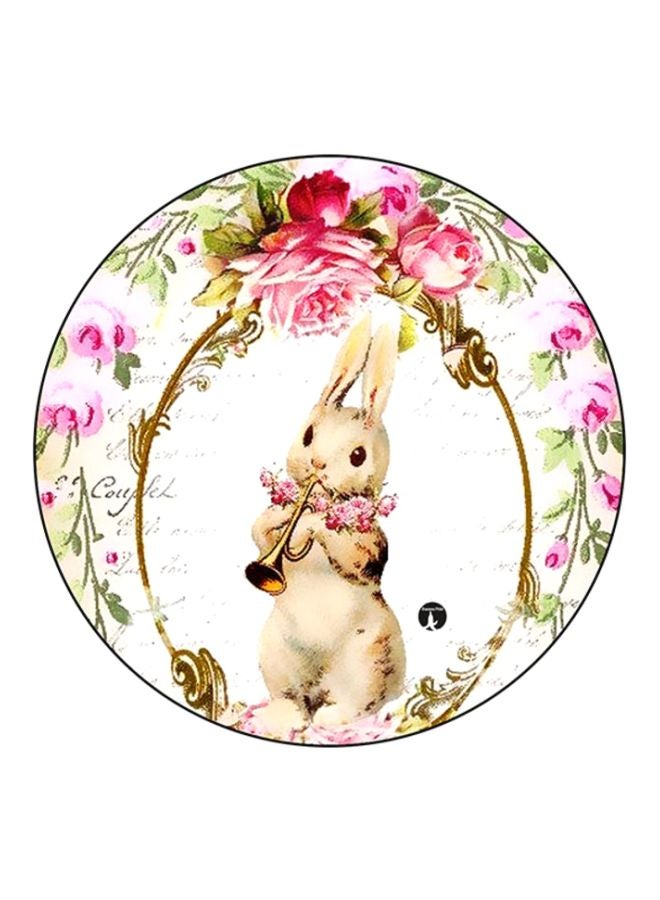 BP Rabbit Printed Round Mousepad Multicolour