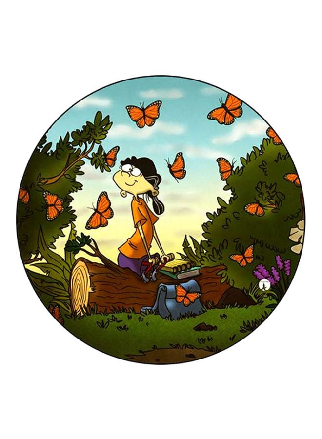 BP Edd N Eddy Printed Round Mousepad Multicolour