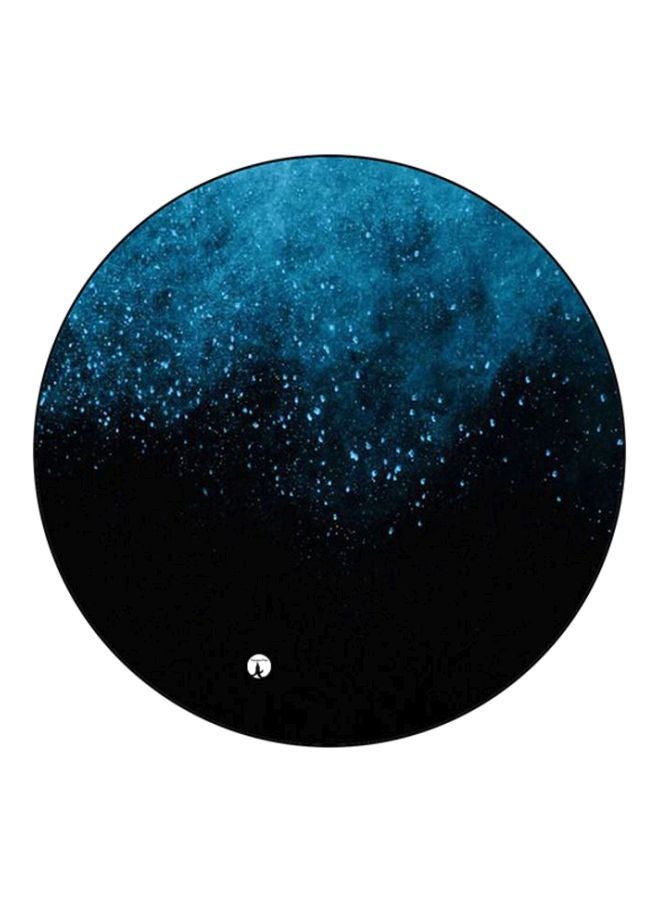 BP Printed Round Mousepad Blue/Black