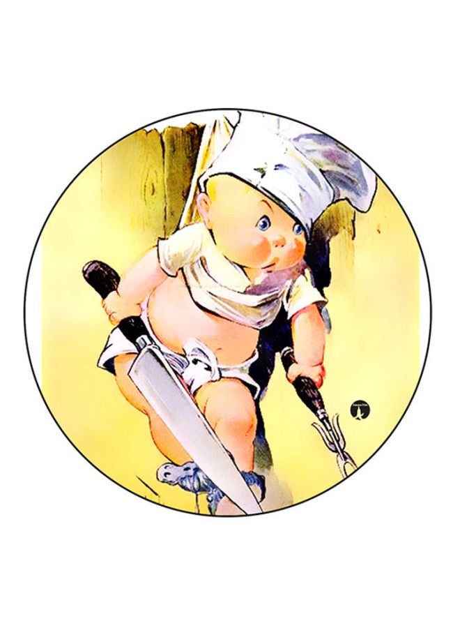 BP Vintage Art Printed Mousepad Multicolour