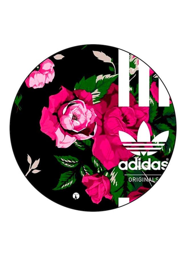 BP Rose Printed Round Mousepad Multicolour