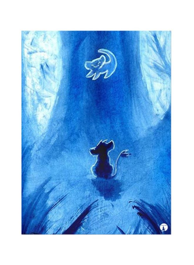 BP Lion King Printed Mousepad Blue